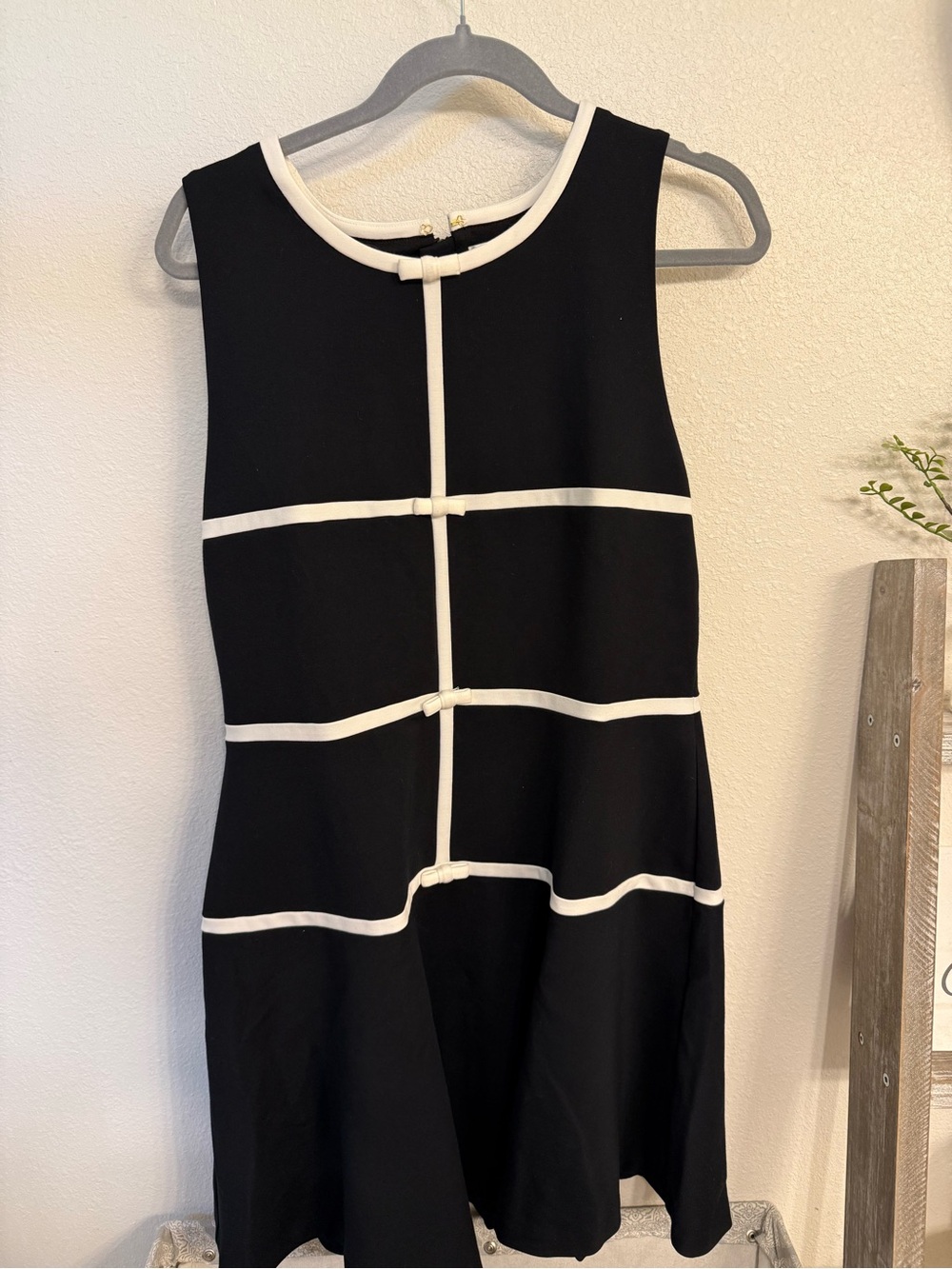 Lilly Pulitzer Black Mini Dress with White Trim NWT